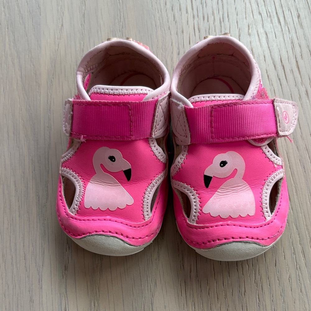 Stride Rite Pink Flamingo Water Shoes